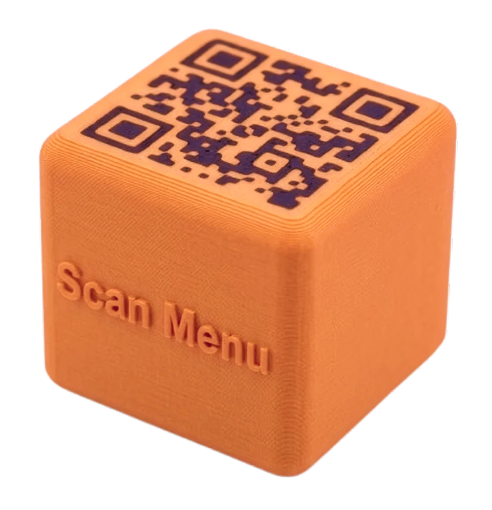 GoldApp 3D QR Κύβος
