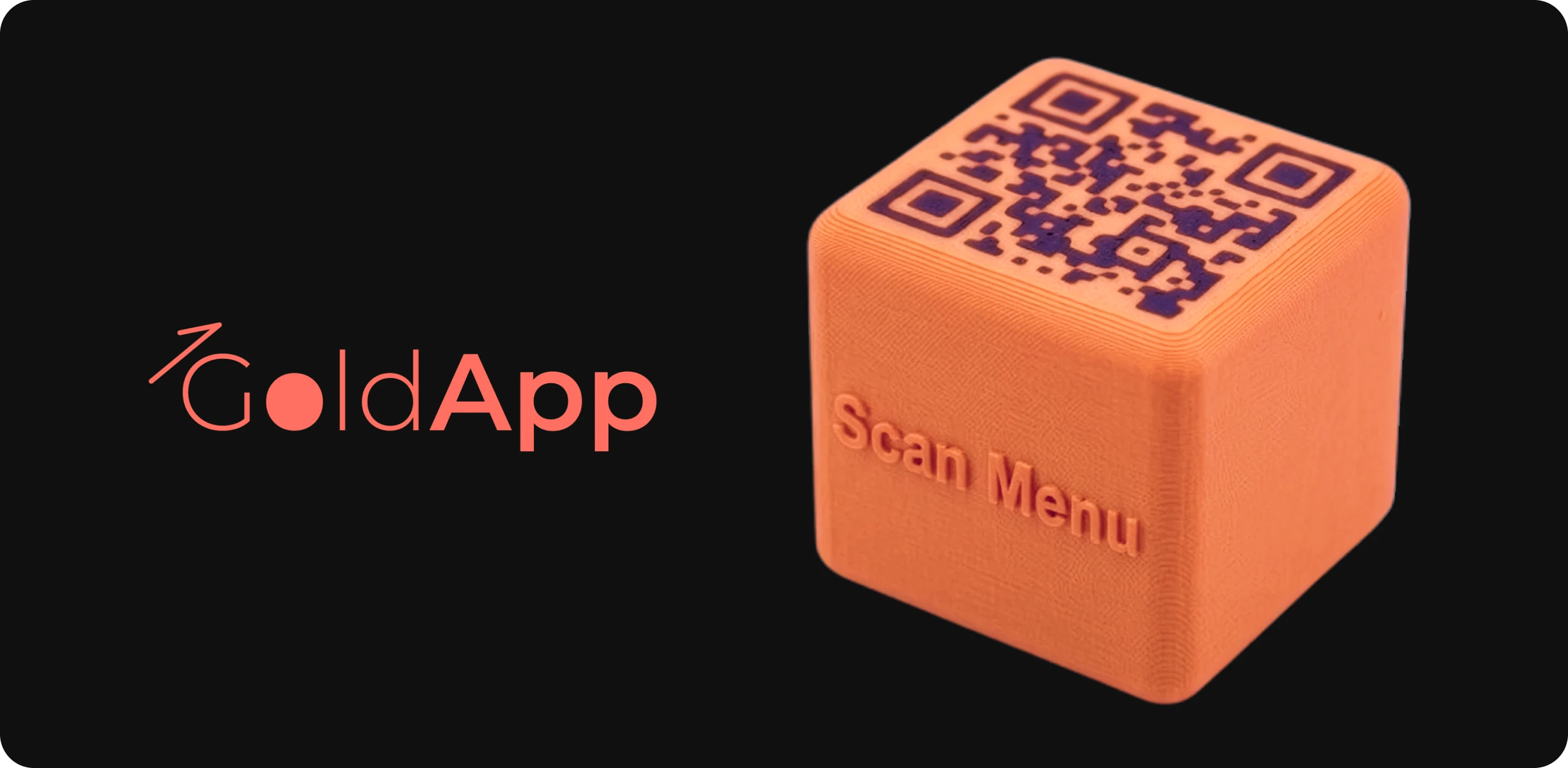 Εξατομικευμένα Custom 3D Printed QR Code Stands με ανάγλυφο λογότυπο επιχείρησης